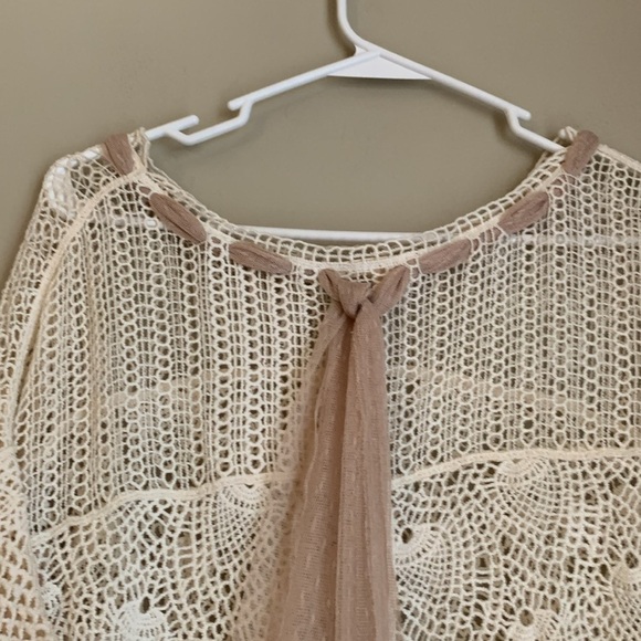 Ryu blouse sweater, crochet lace top shirt, boho, bohemian - Picture 6 of 8